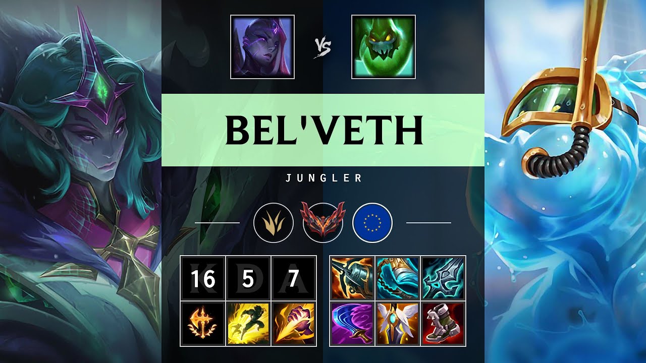 Bel'Veth Jungle vs Zac: Rampage - EUW Grandmaster Patch 14.24
