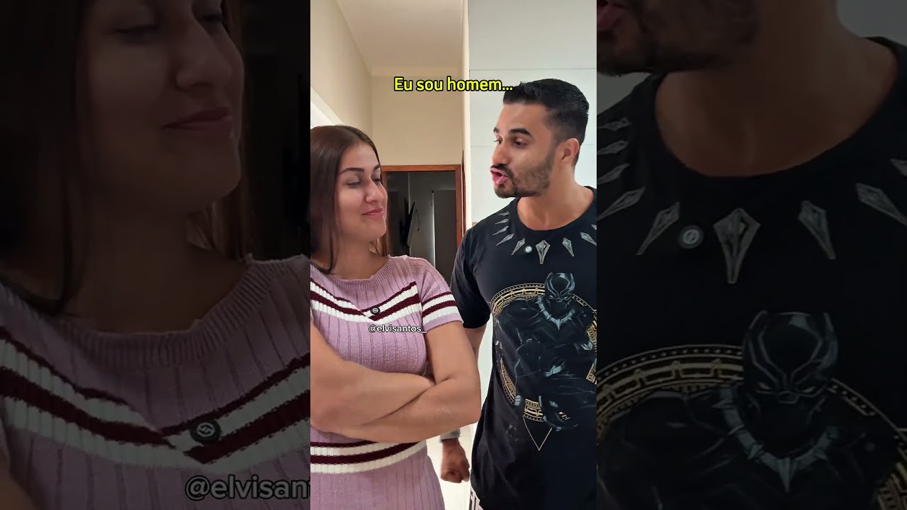 Trollando meu marido na brincadeira do sou homem kkkkk