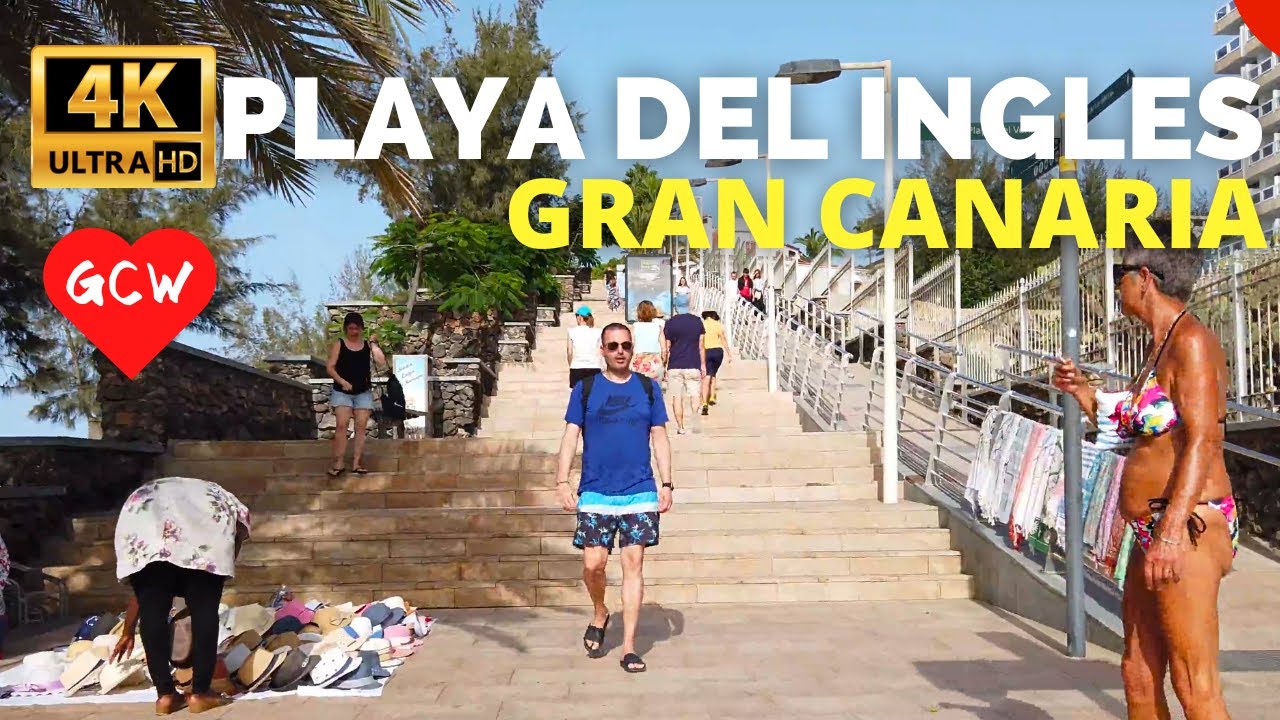 PLAYA DEL INGLES Gran Canaria July 2024 🔴 Relaxia Beverly Park Hotel to Europalace Hotel