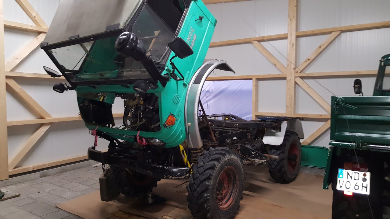 Unimog 406 Cabrio Agrar Fahrerhaus kippen