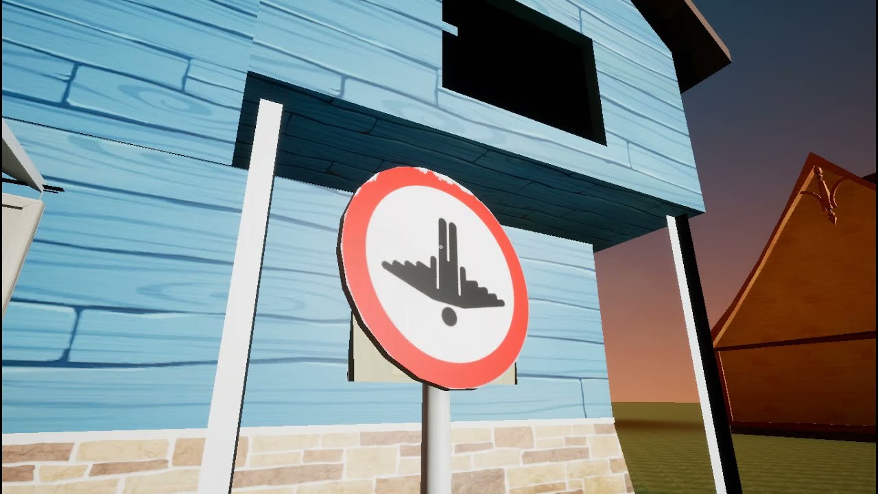 old art style test v.3 mod - Hello Neighbor Gameplay