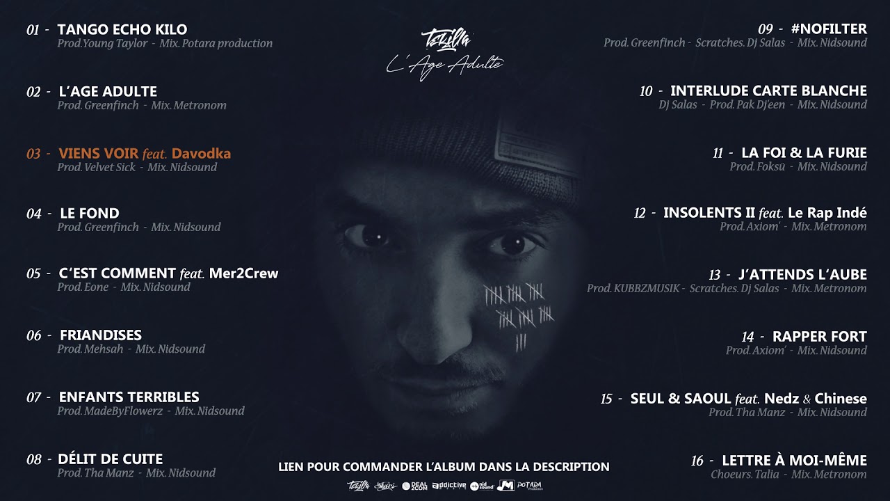 Tekilla - ALBUM COMPLET - L'Age Adulte