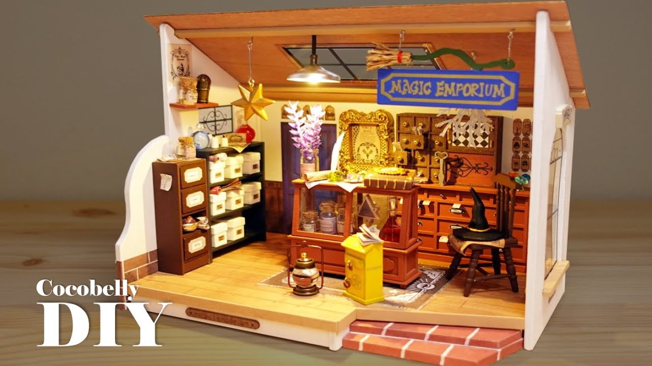 Kiki's Magic Emporium + xTool Projects | DIY Miniature Dollhouse Crafts