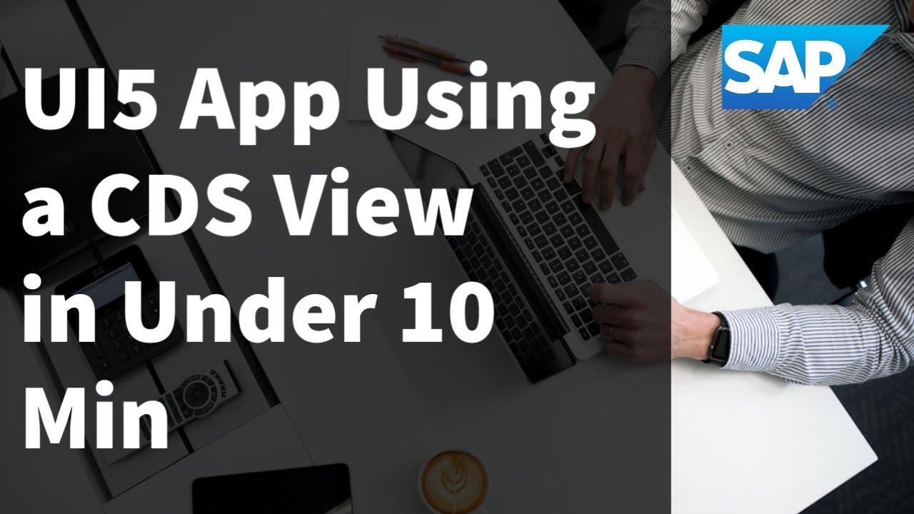 3) Display an ABAP CDS View in a UI5 App in Under 10 Min | No Coding Required! | Tutorial