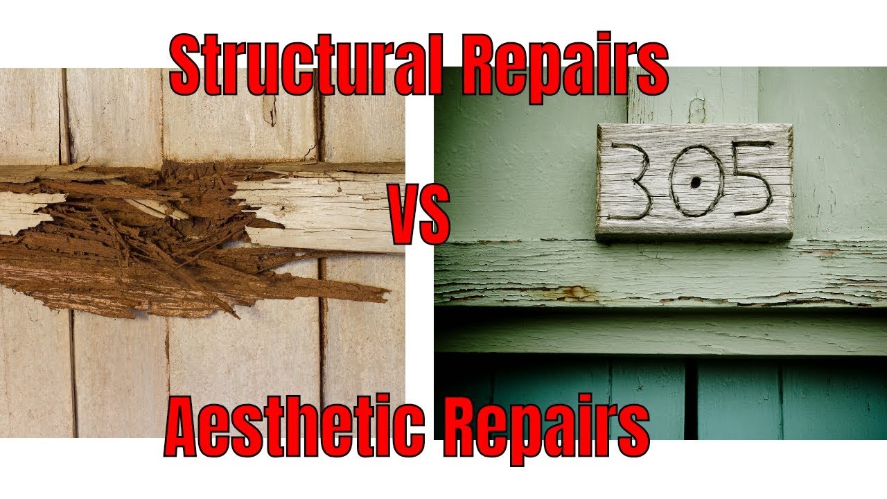 Structural vs Aesthetic Repairs: 🏚️Whats the Difference?