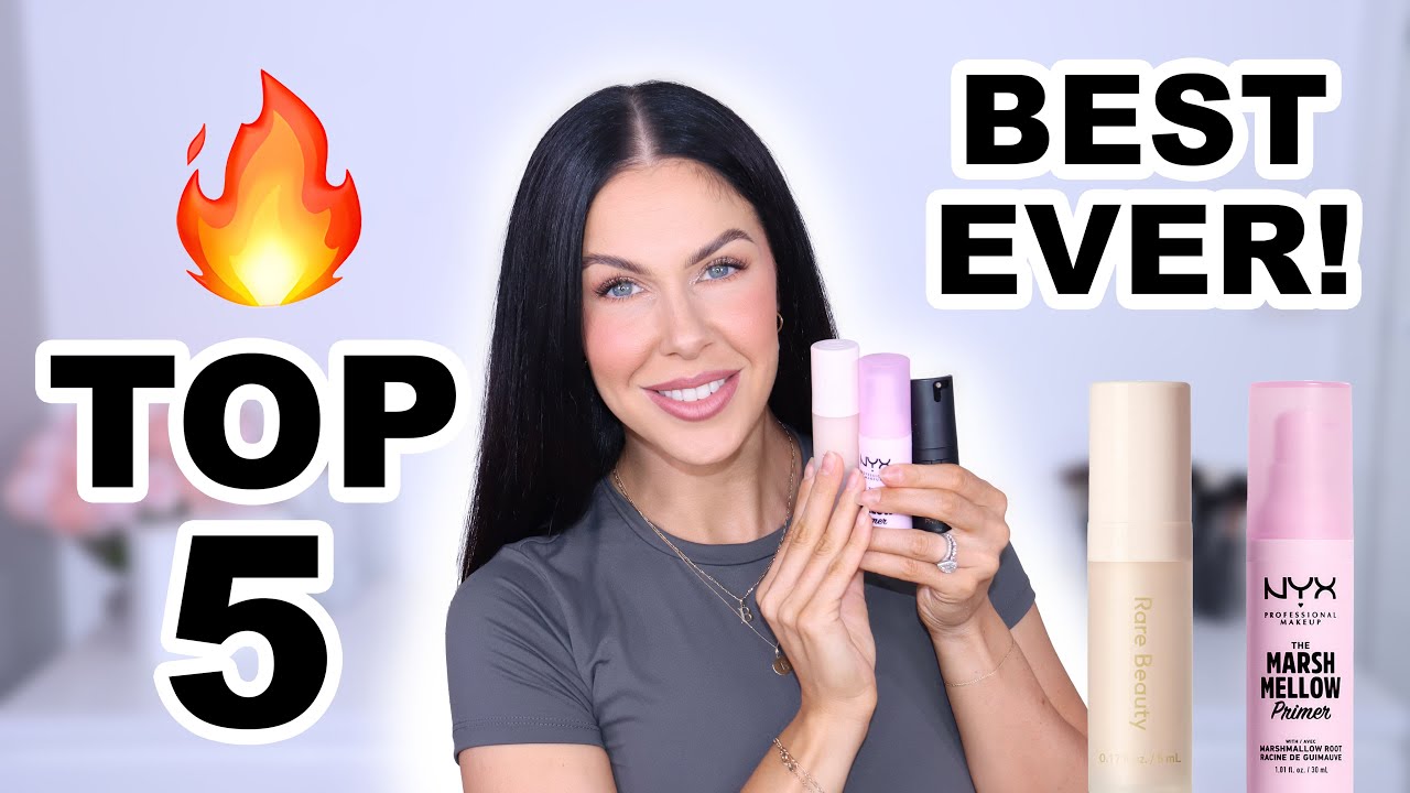 TOP 5 PRIMERS OF 2024!! YEARLY BEAUTY FAVORITES!