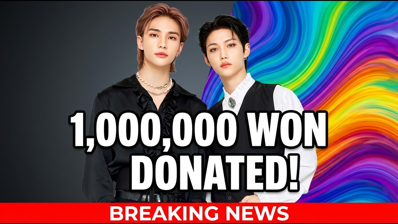 Хёнджин и Феликс из группы Stray Kids пожертвовали 1 000 000 вон ЛГБТК+ сообществу.