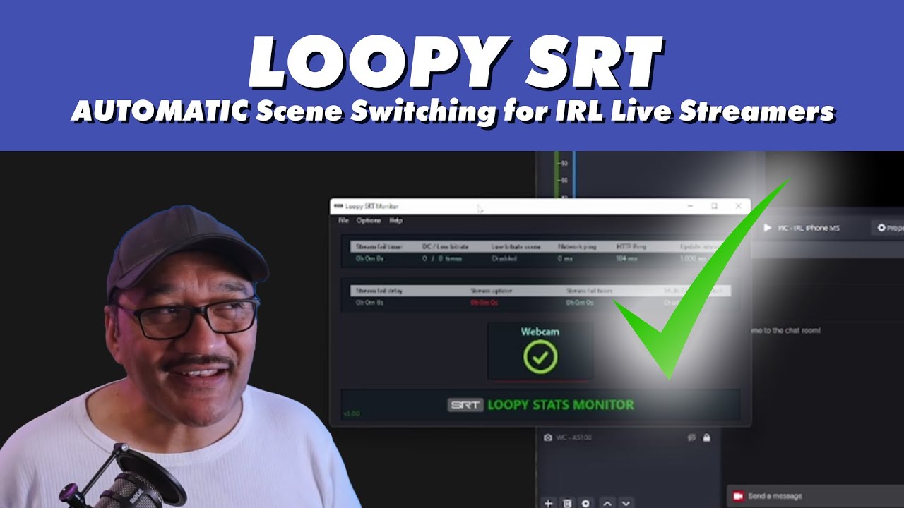 How to Setup LOOPY SRT for Disconnect Protection (Auto Scene Switching) - IRL Live-streaming