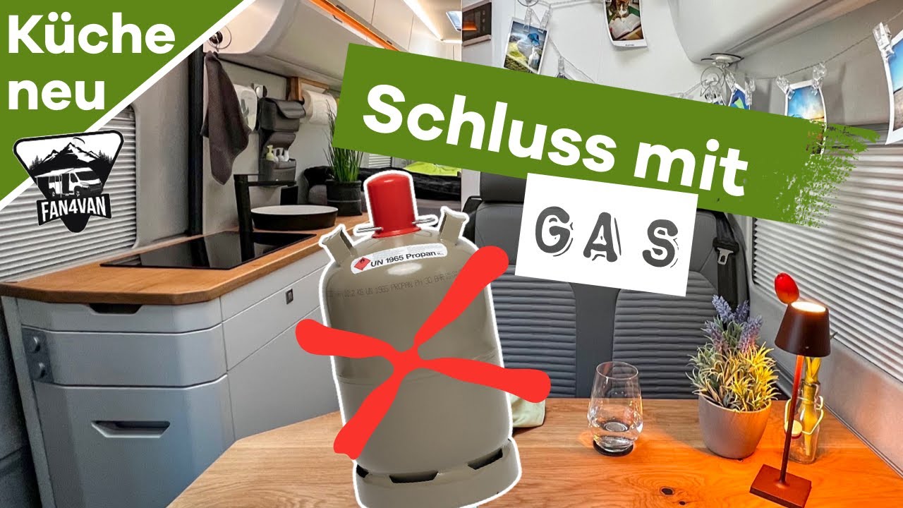 Induktionsherd im Wohnmobil - mit Küchenumbau gasfrei im Camper!