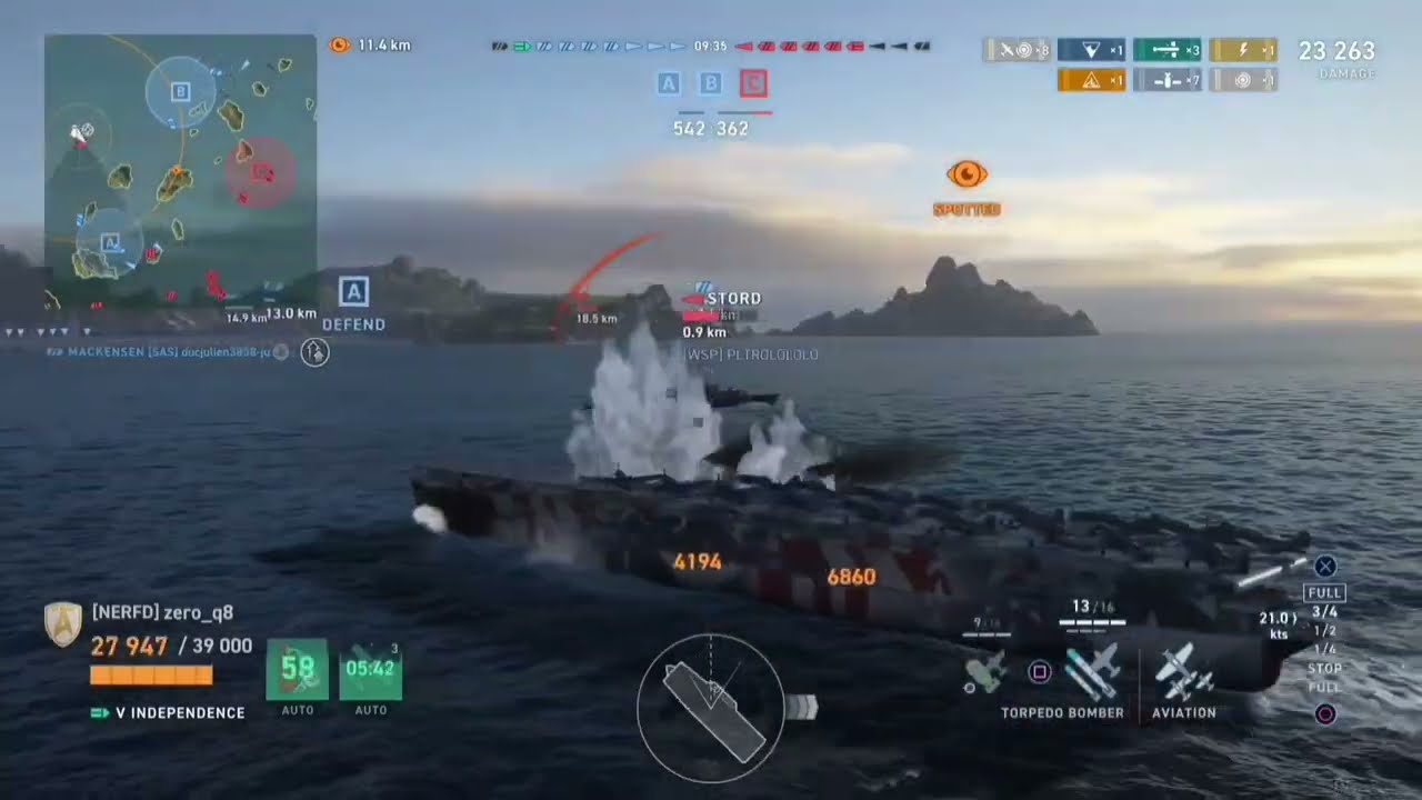 Wows Legends: Independence & Zuiho Buff! DDs Be Aware!