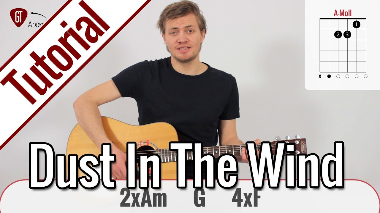 Kansas - Dust In The Wind | Gitarren Tutorial Deutsch