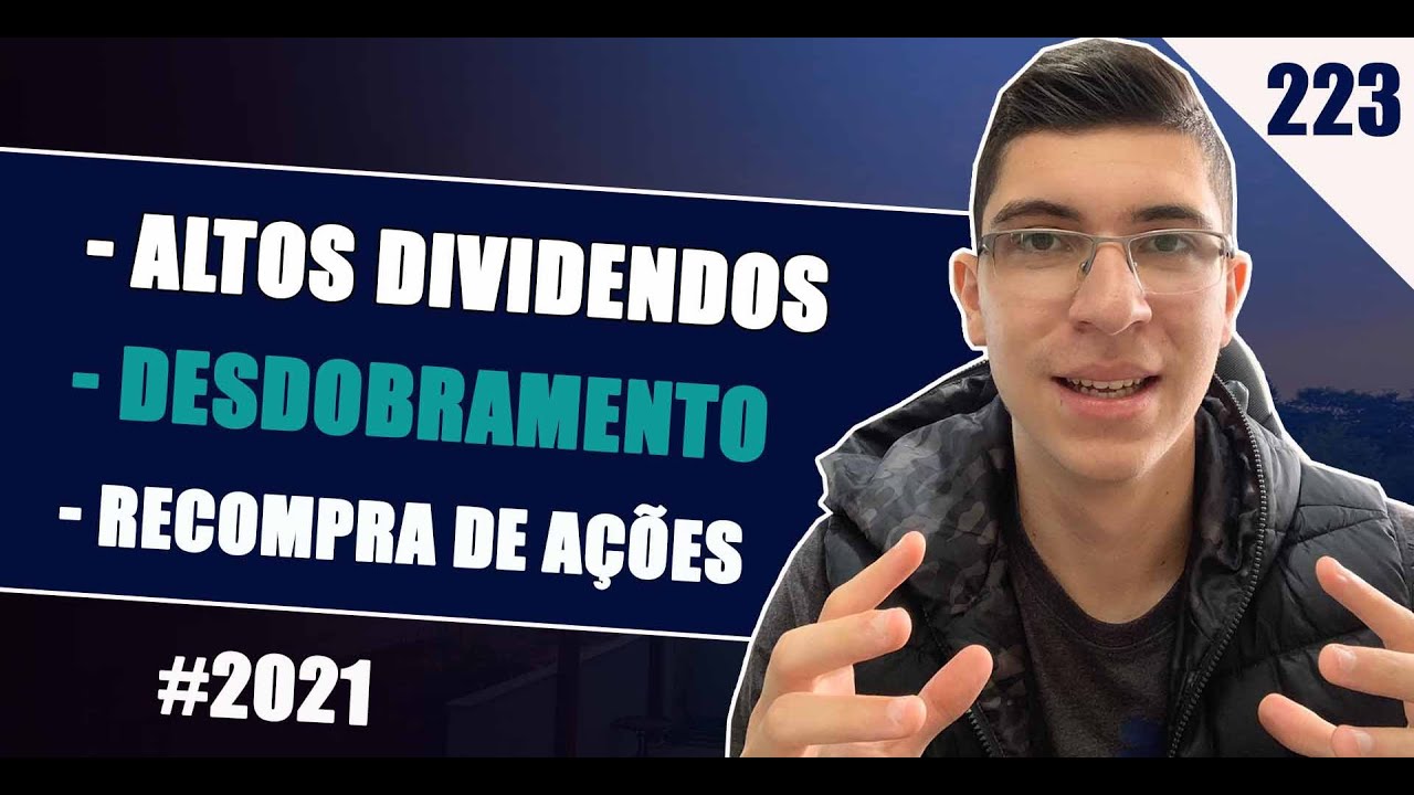 ALTOS DIVIDENDOS , DESDOBRAMENTO e RECOMPRA de A&ccedil;&otilde;es #B3SA3 #B3