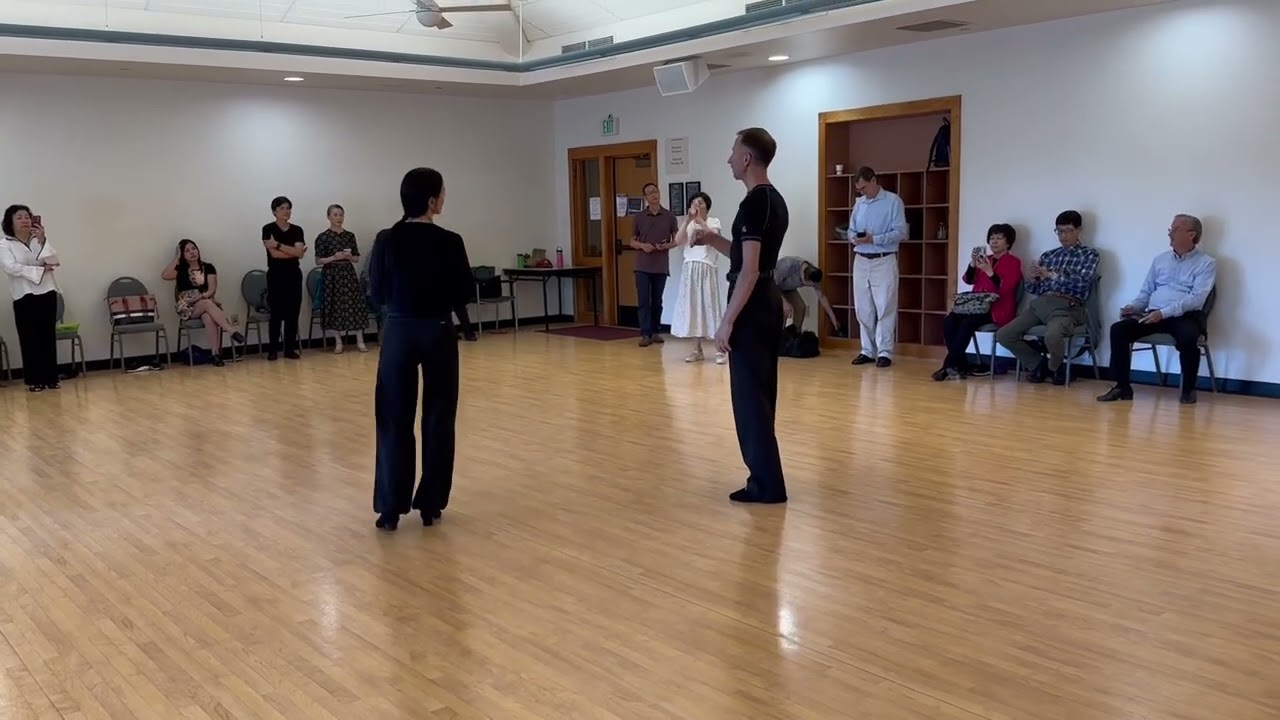 V. Waltz Gold level step Fleckerl with Teacher Andriy & Olena at CSC on 9-6-2025