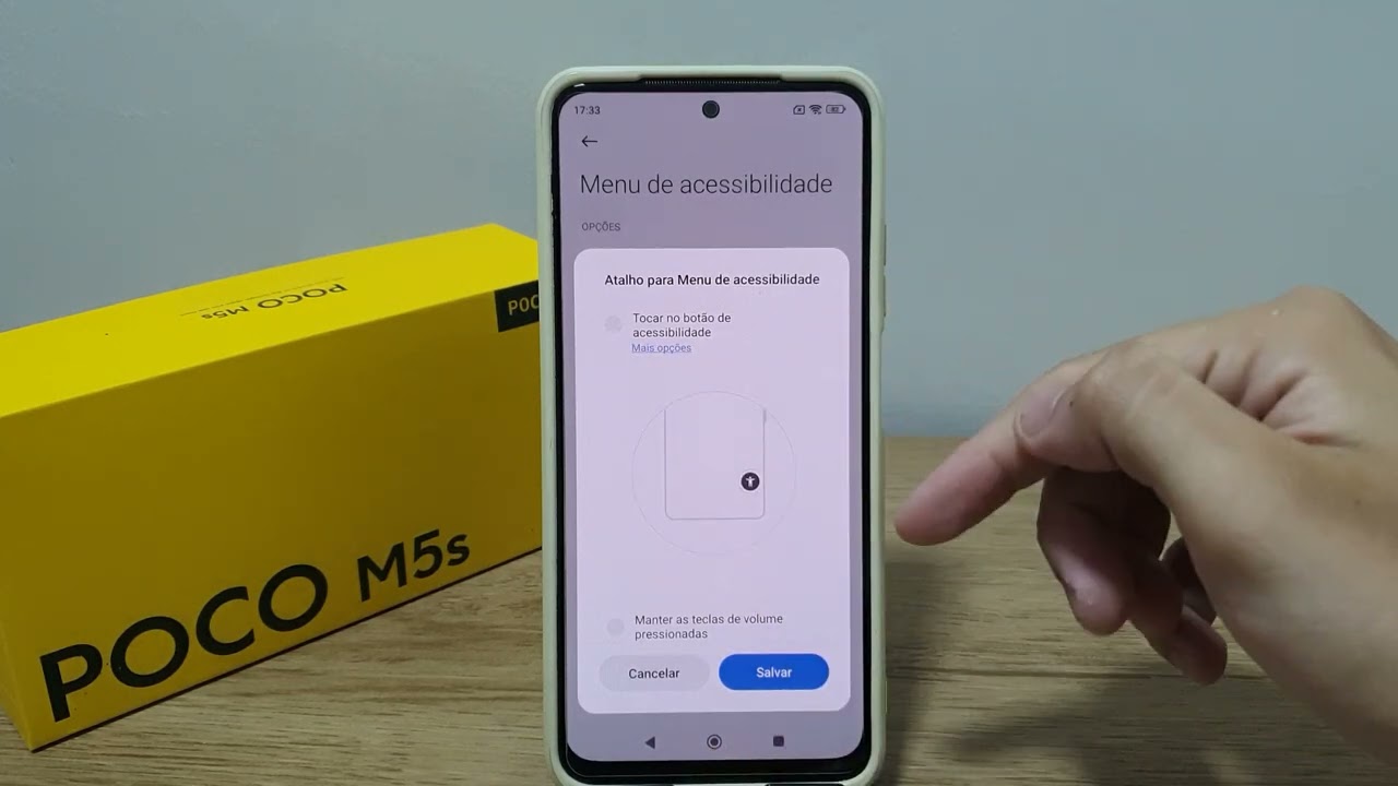 Poco M5 - Como ativar o menu de acessibilidade