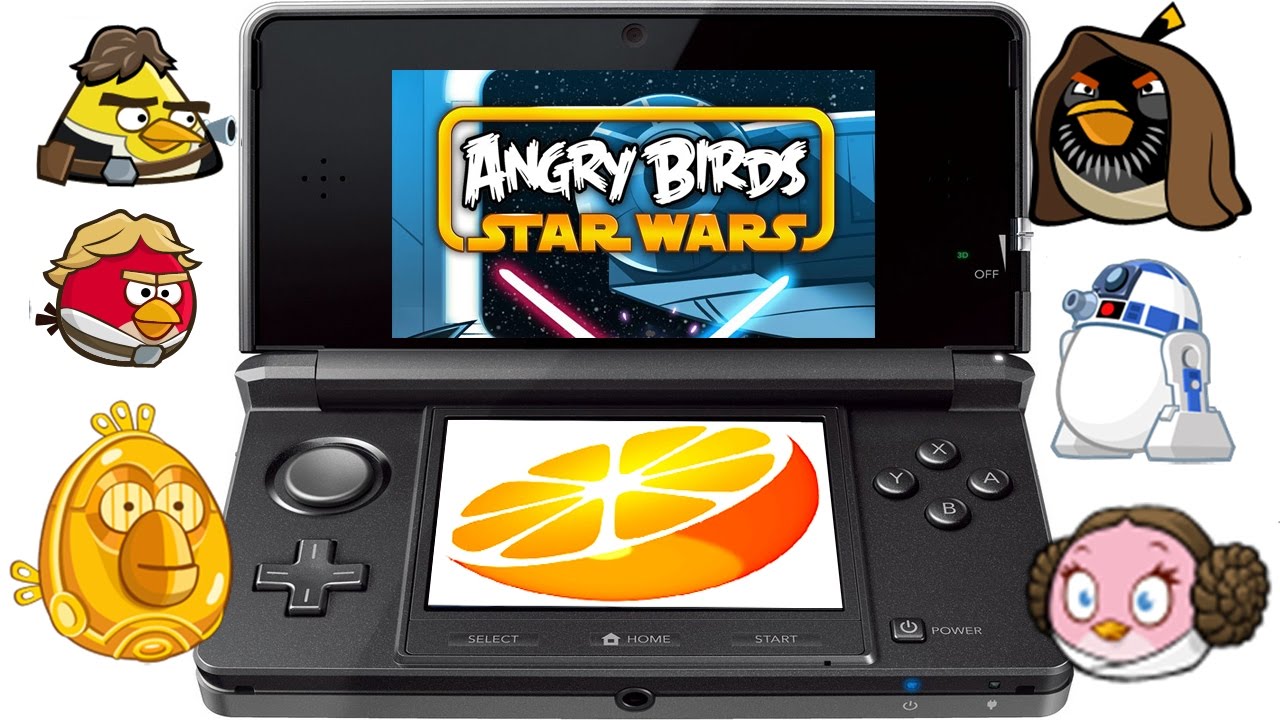 Citra 3DS Emulator - Angry Birds Star Wars (2012). Ingame. CPE v1.3. Test #1