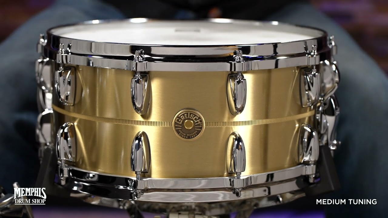 Gretsch 14x6.5 USA Custom Bell Brass Snare Drum (G4169BBR)
