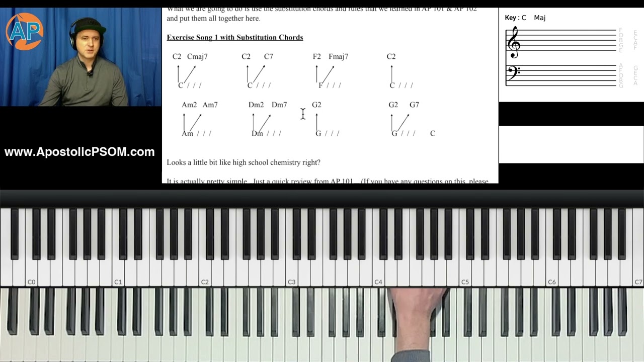 Apostolic Praise 103 NEW Lesson 1: Intro, Review & Secret to Making Ninth Chords