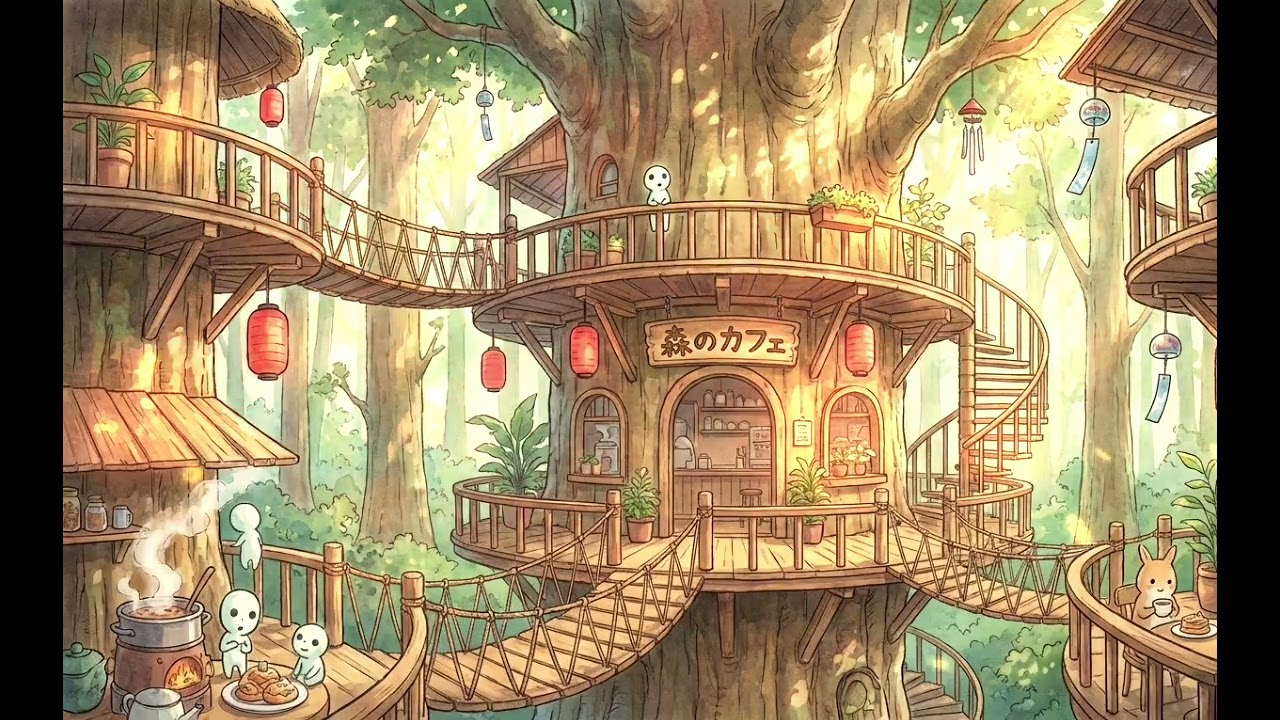 ​Serene Night Walk | Relaxing Anime Vibe for Sleep and Peace of Mind