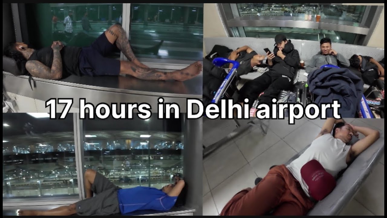 17 hours in Delhi Airport (India Vlog)