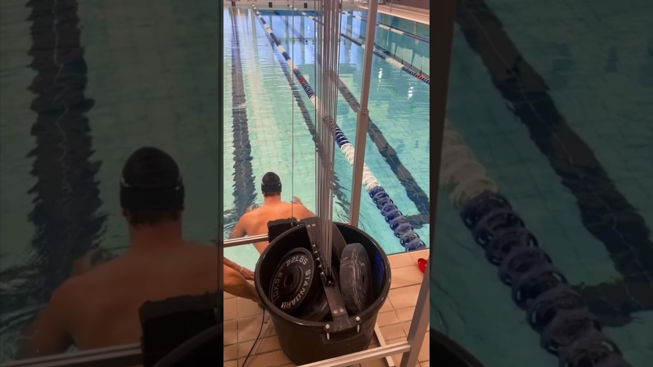 Olympic swimmer training is insane 🤯 #shorts