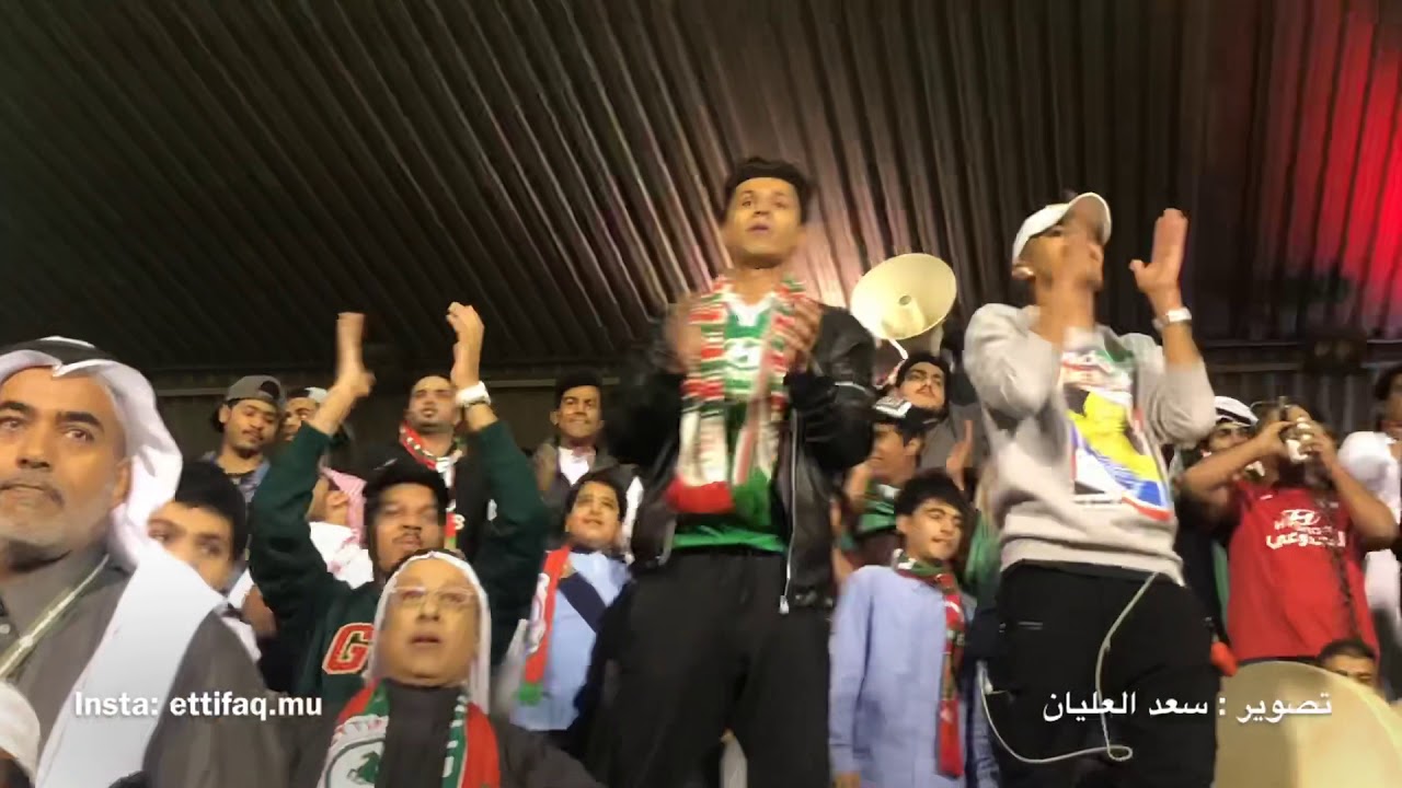 طرب جمهور الاتفاق امام الاتحاد 1-0