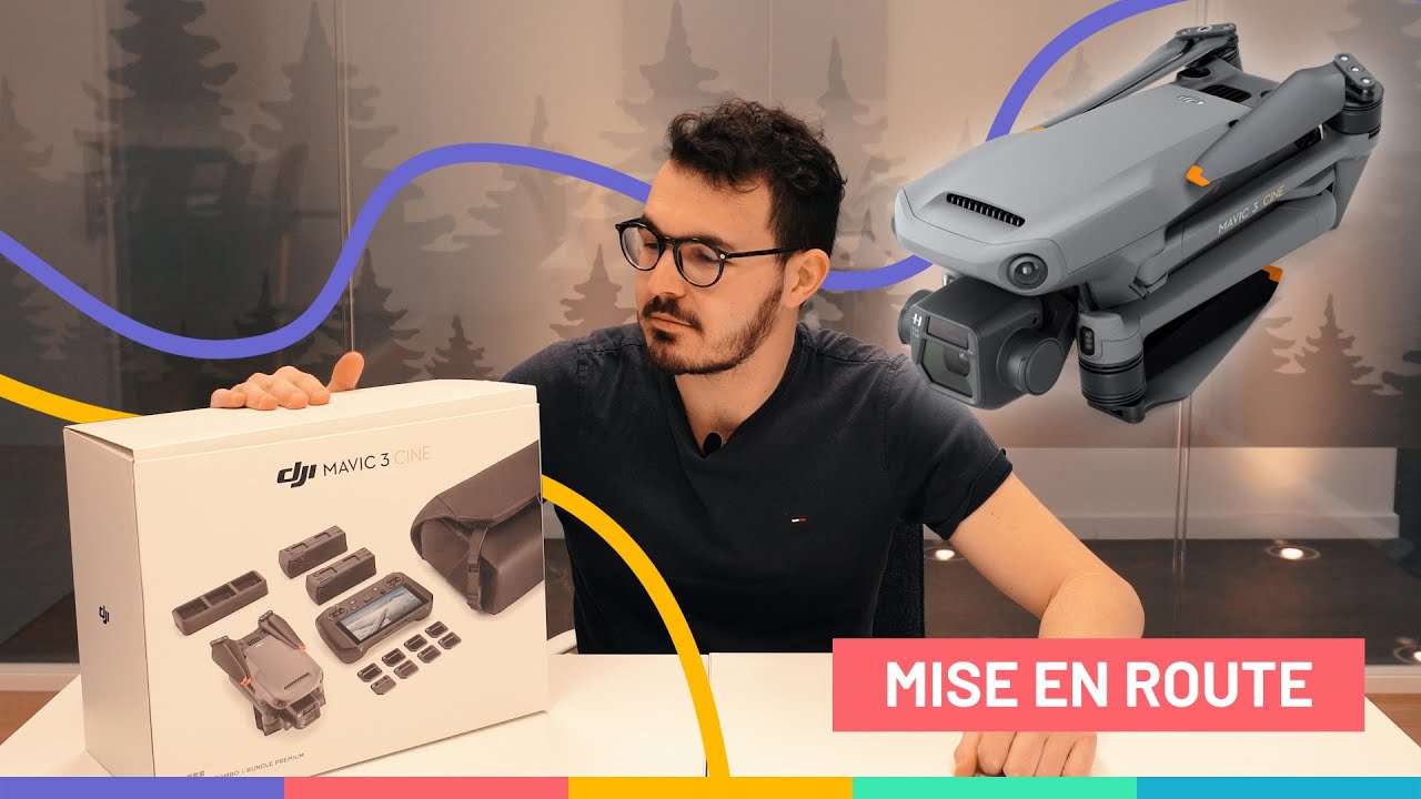 Mise en route du DJI Mavic 3 Cine Premium