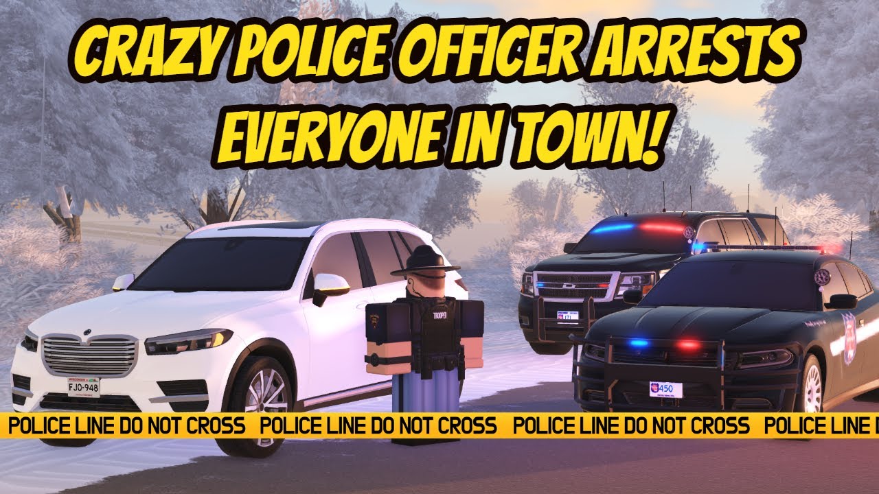 Greenville Wisconsin Roblox l Crazy Police Officer Arrests EVERYONE in town Roleplay