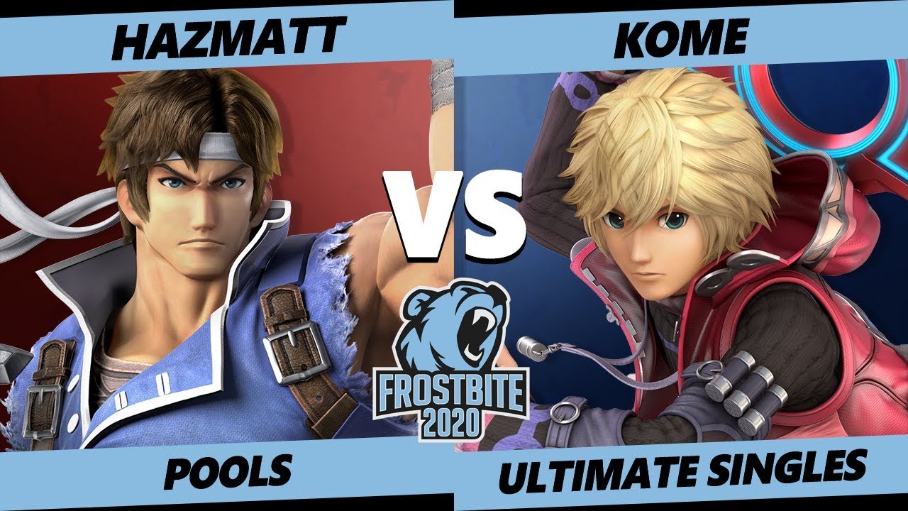 Frostbite 2020 SSBU Pools - OC | Hazmatt (Richter, Ken) Vs SG8 | Kome (Shulk) Smash Ultimate Singles