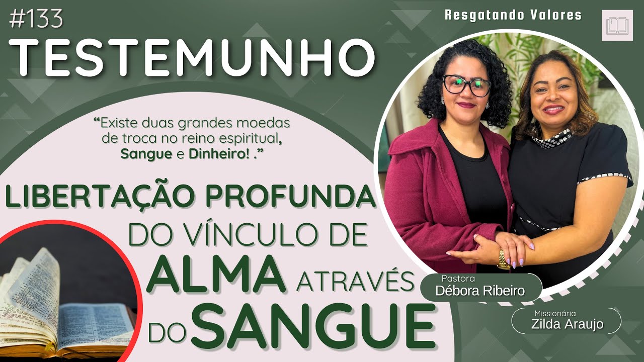 #133|Existem duas grandes modas de troca no reino Espiritual, SANGUE e DINHEIRO.|Pra. Débora Ribeiro