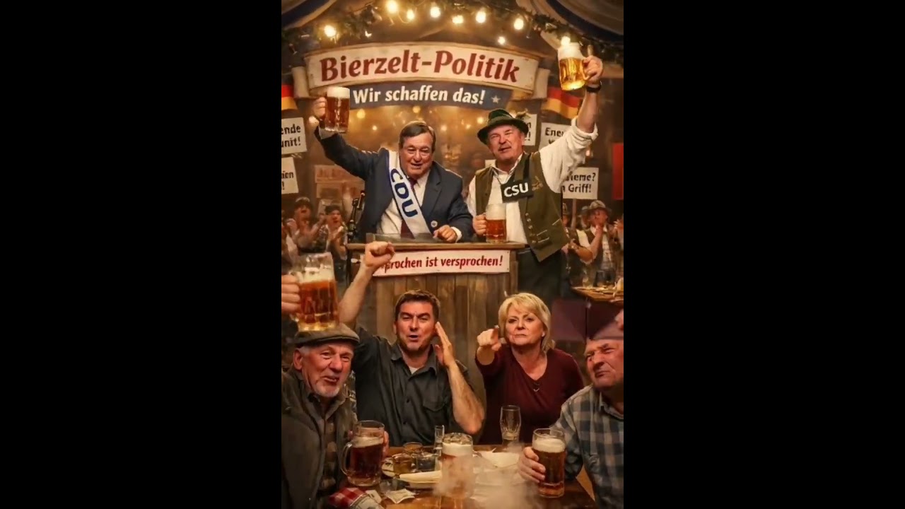 Bierzelt Politik 🍻👍