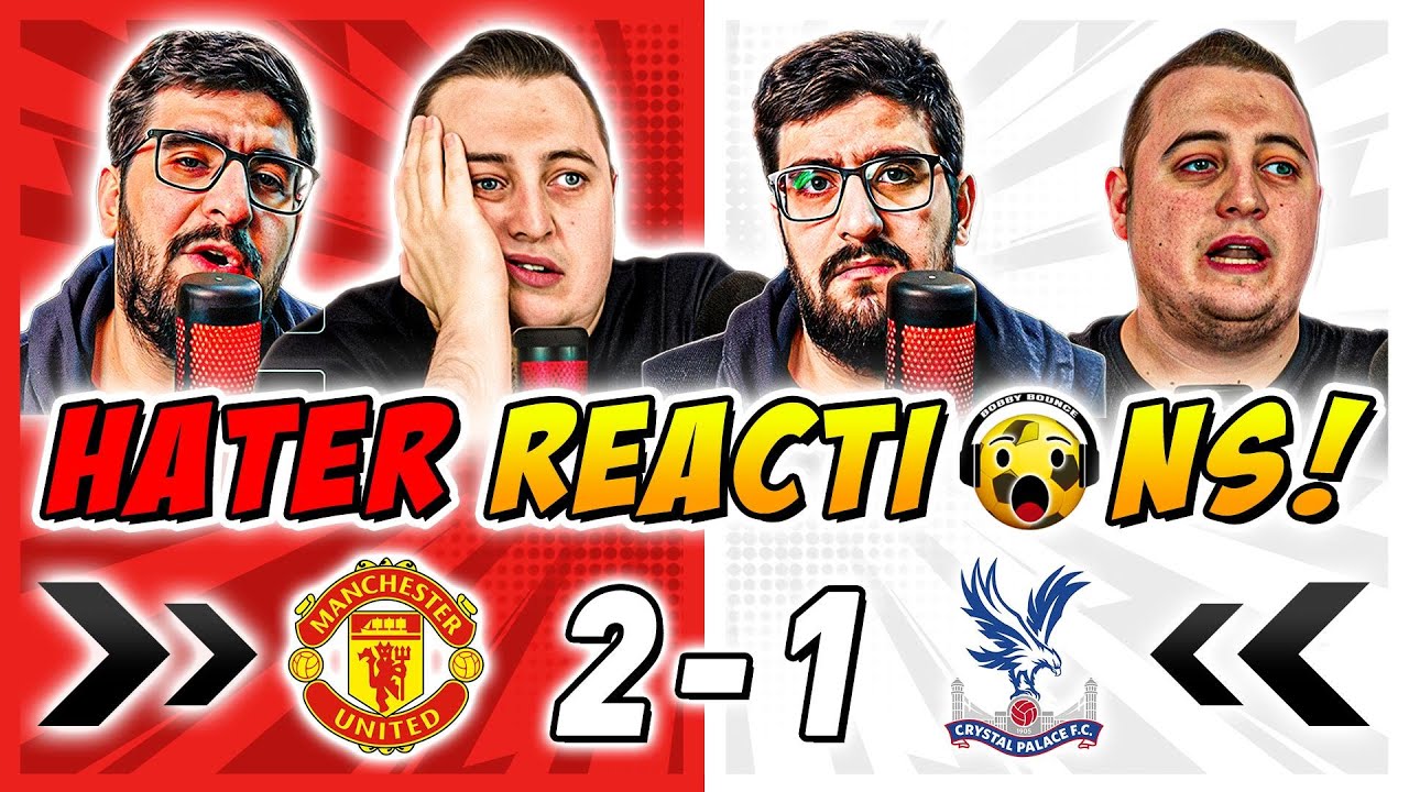 Man United's Rivals & Haters GUTTED 🤣 Reactions to Man United 2-1 Crystal Palace | Premier League Fa