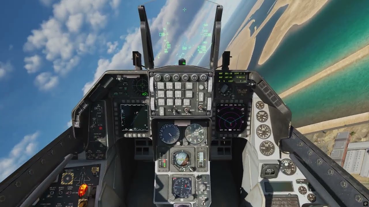 F-16 Dogfights 2x F-18s & F-4 over Dubai