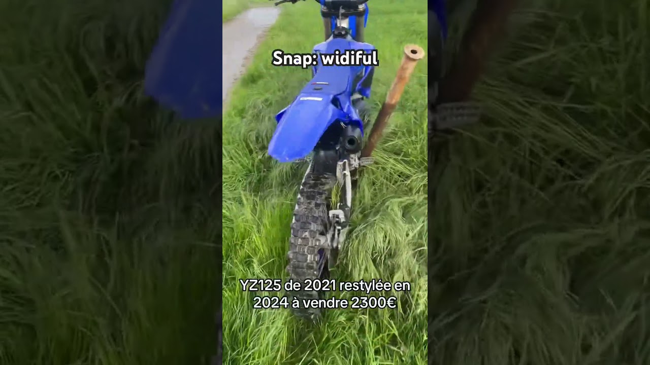 125 YZ 2021 restyl&eacute;e en 2024 &agrave; vendre 2300&euro; 😱