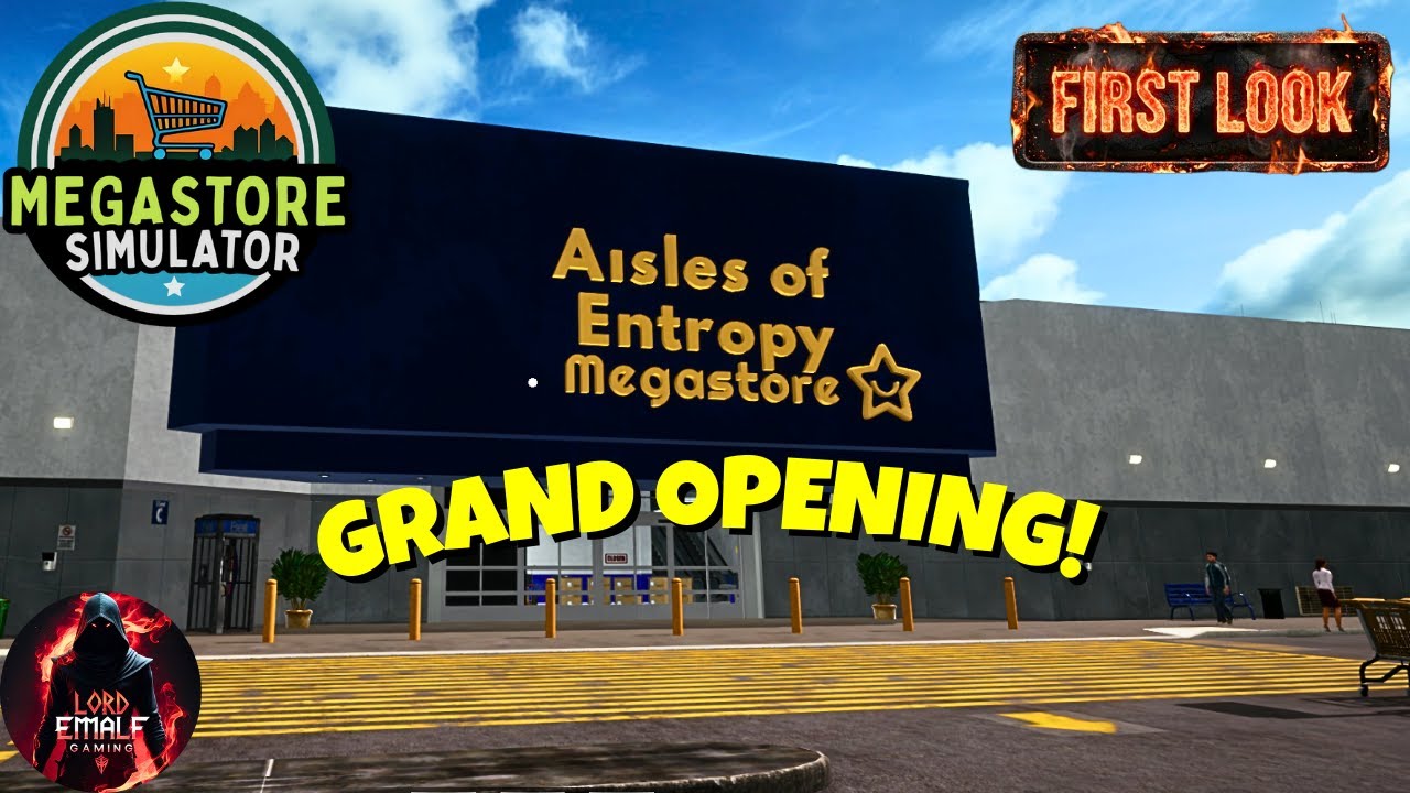 OPENING THE MASSIVE MEGASTORE! | Megastore Simulator #1