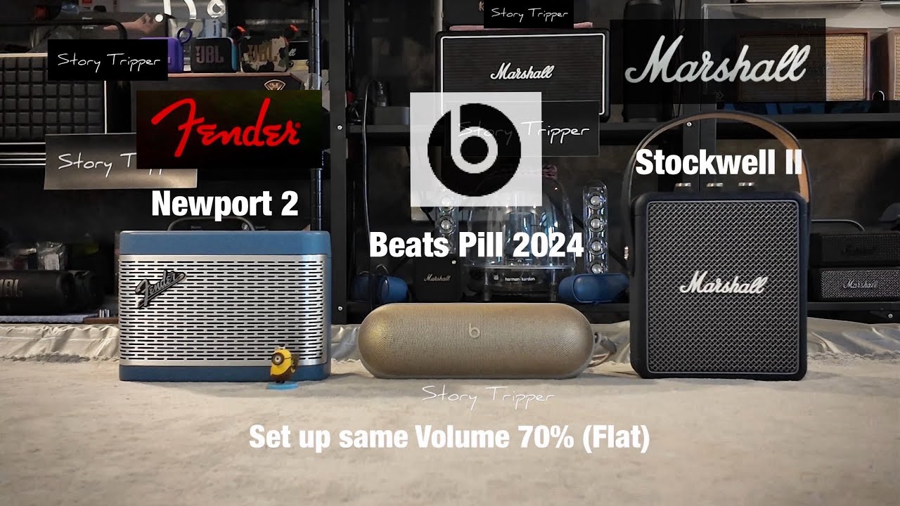 Fender Newport 2 vs Beats Pill 2024 vs Marshall Stockwell II