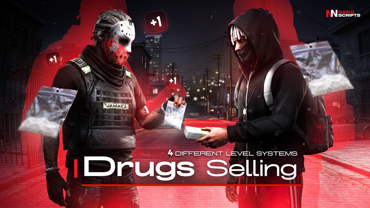 FiveM Drug Selling Script V2 - Build Your Empire | ESX/QBCore/QBox | NANO Scripts