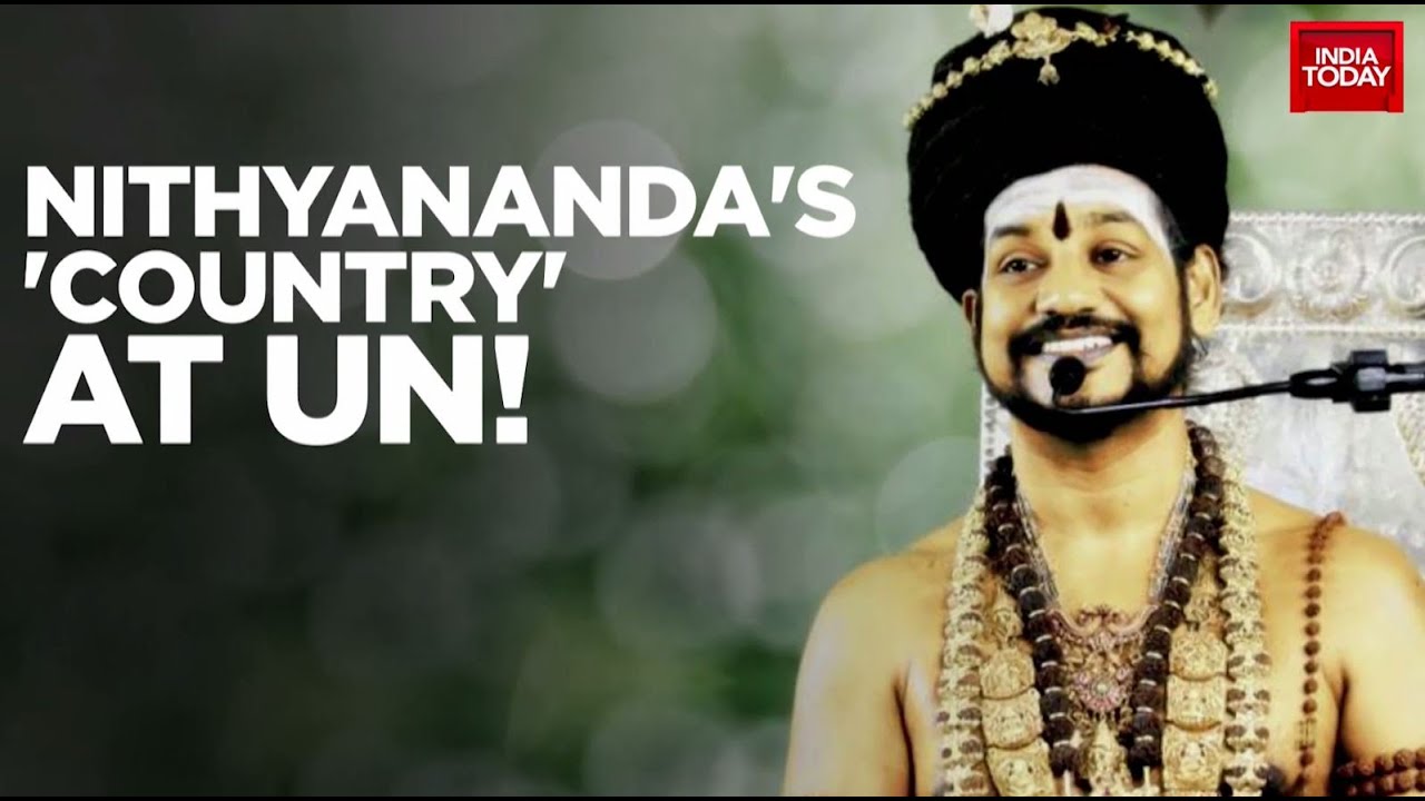 Self-Styled Godman Nithyananda Takes His Island Nation 'United States Of Kailasa' To UN