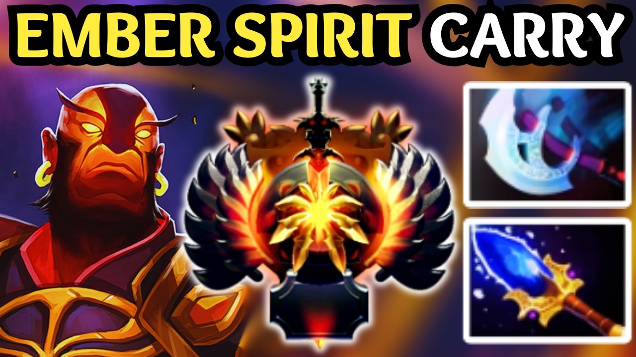 🔥 EMBER SPIRIT CARRY IS IMPOSSIBLE TO CATCH 🔥 DOTA 2