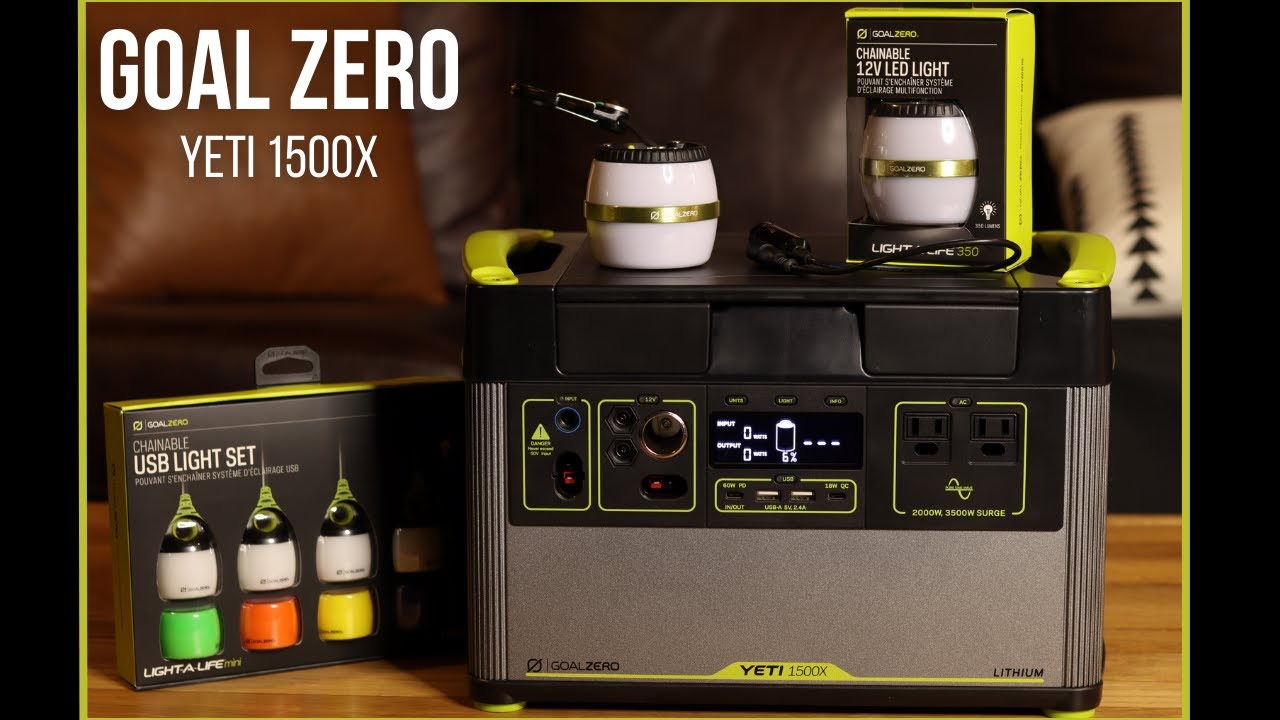 GOAL ZERO YETI 1500X | Первые впечатления от этого портативного солнечного генератора