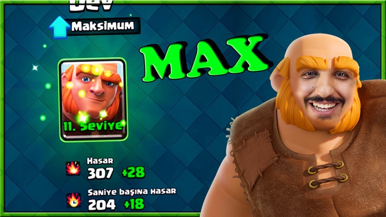Devi MAKS LEVEL Yaptım! - Clash Royale
