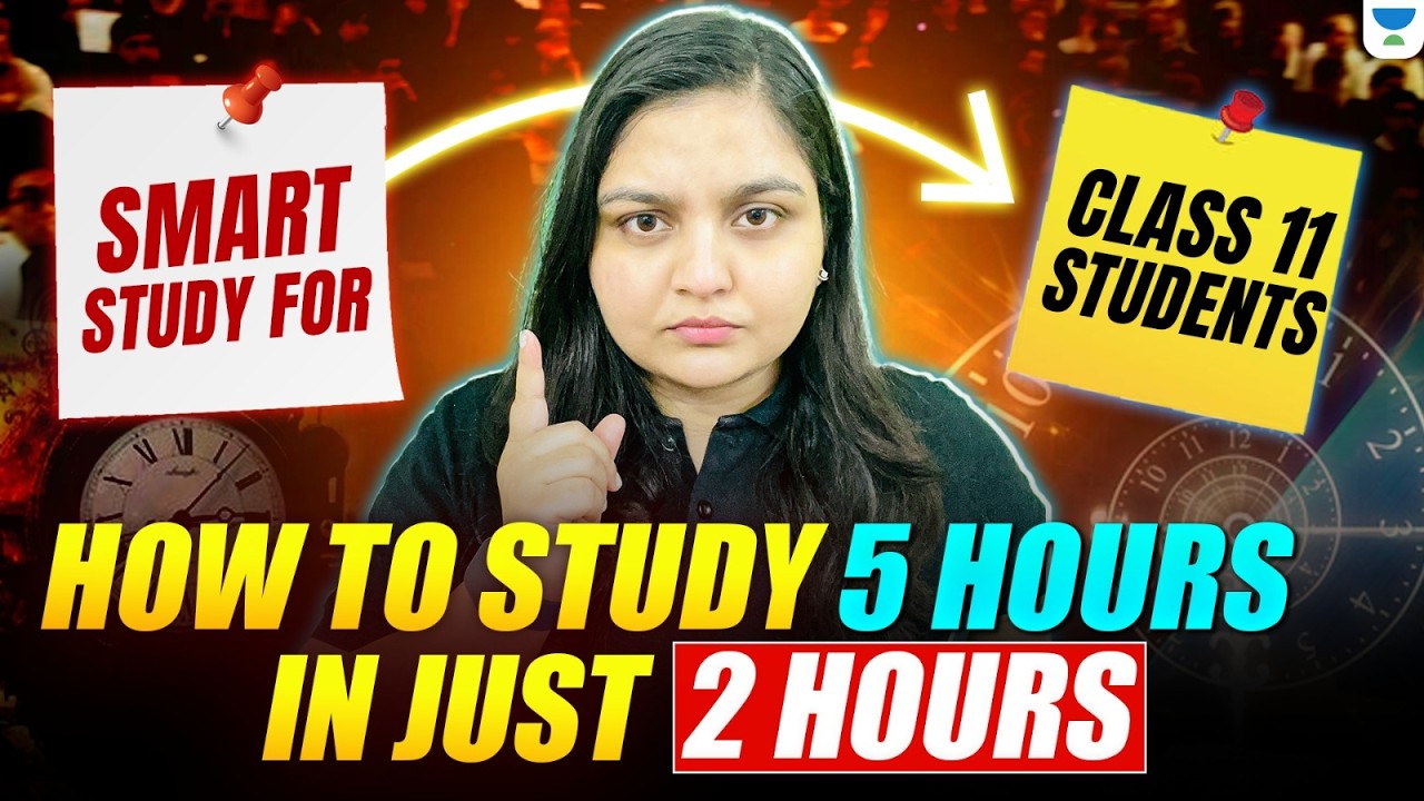 How To Study 5 Hours Syllabus in Just 2 Hours 😱 | Smart Study Tips for Class 11