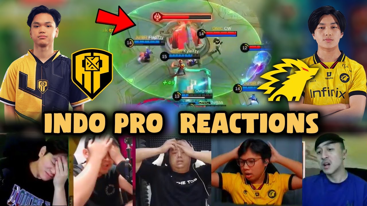 INDO PRO/STREAMER REACTIONS TO ONIC VS APBREN FINAL CLASH...🤯