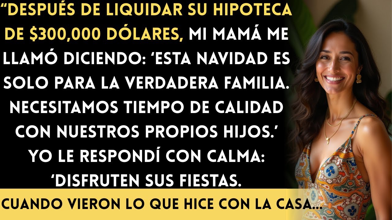 Mi mamá gritó No estás invitada a Navidad, queremos tiempo de calidad en familia’, después...