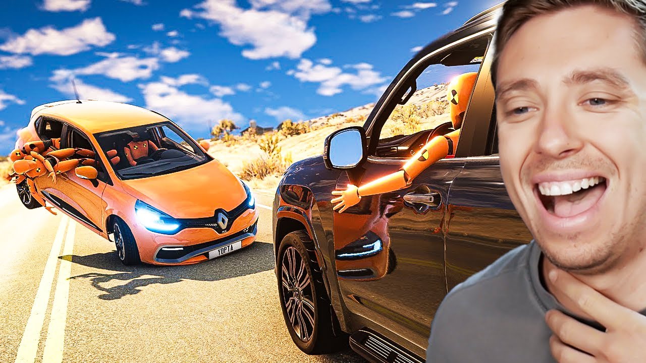 Reacting To CRAZY beamNG Drivers crashing