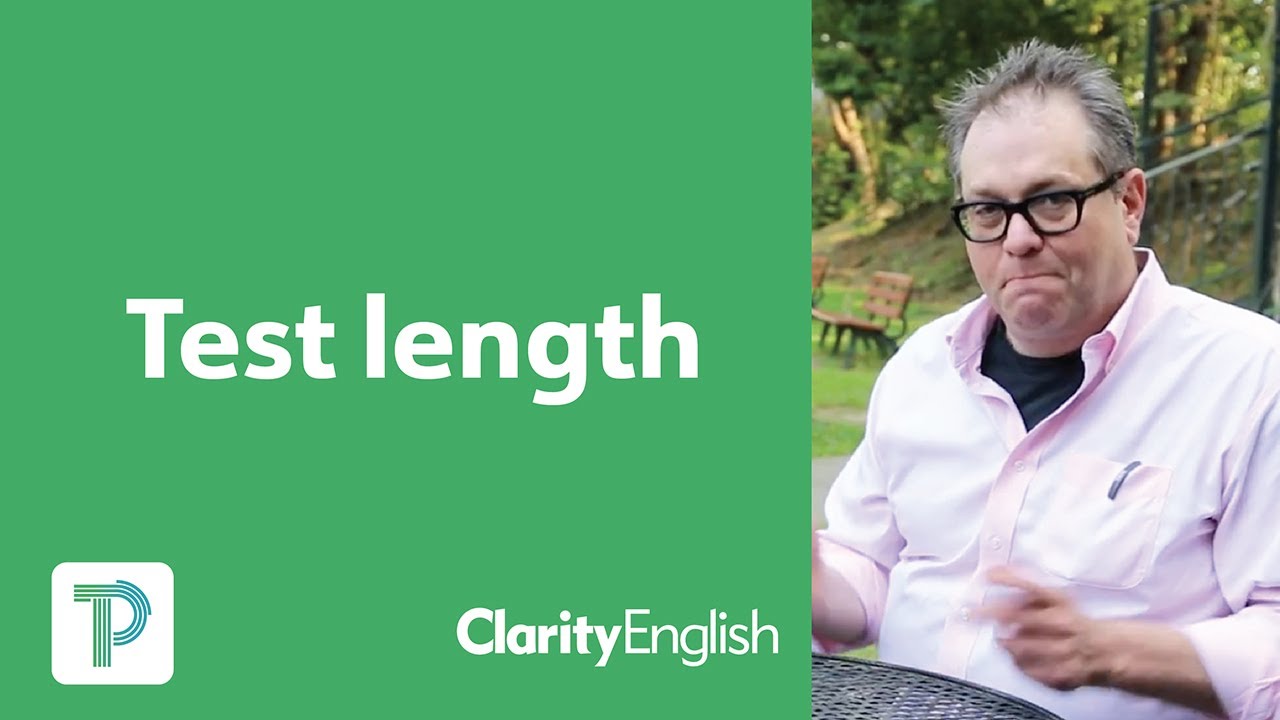Short versus long placement tests