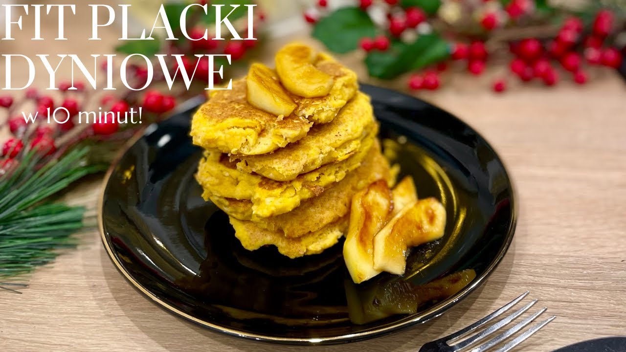 Fit placki dyniowe. Szybki pomysł na zdrowe śniadanie