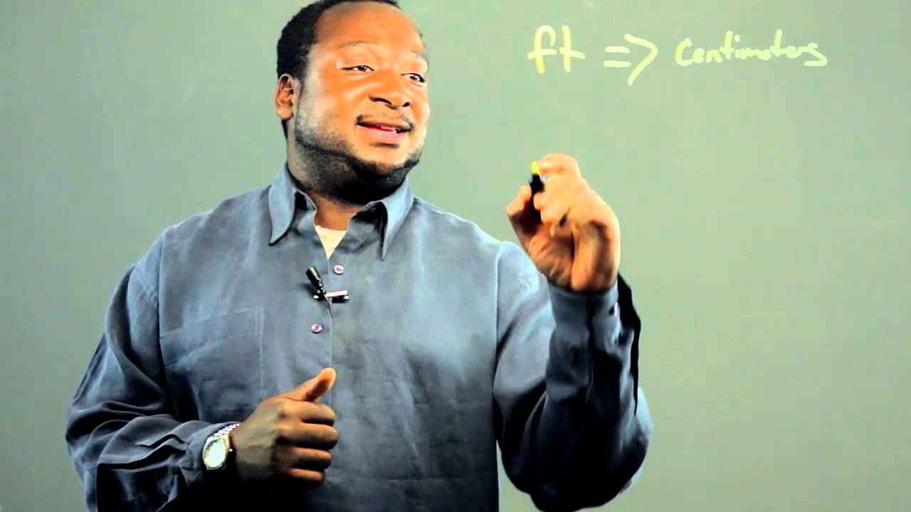 Steps to Converting Feet to Centimeters : Math Conversions
