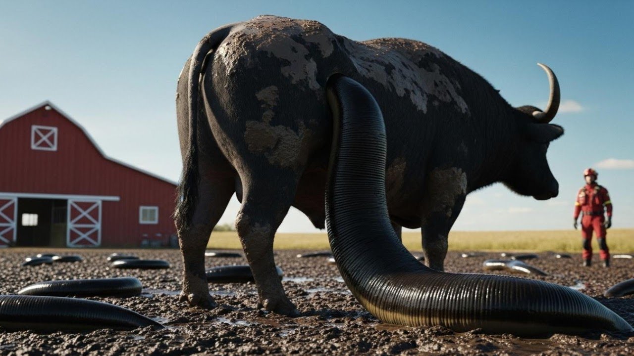 Heroic Rescue Team: Saving the Mother Buffalo from a Mysterious Alien Creature | Giant Leech Attack