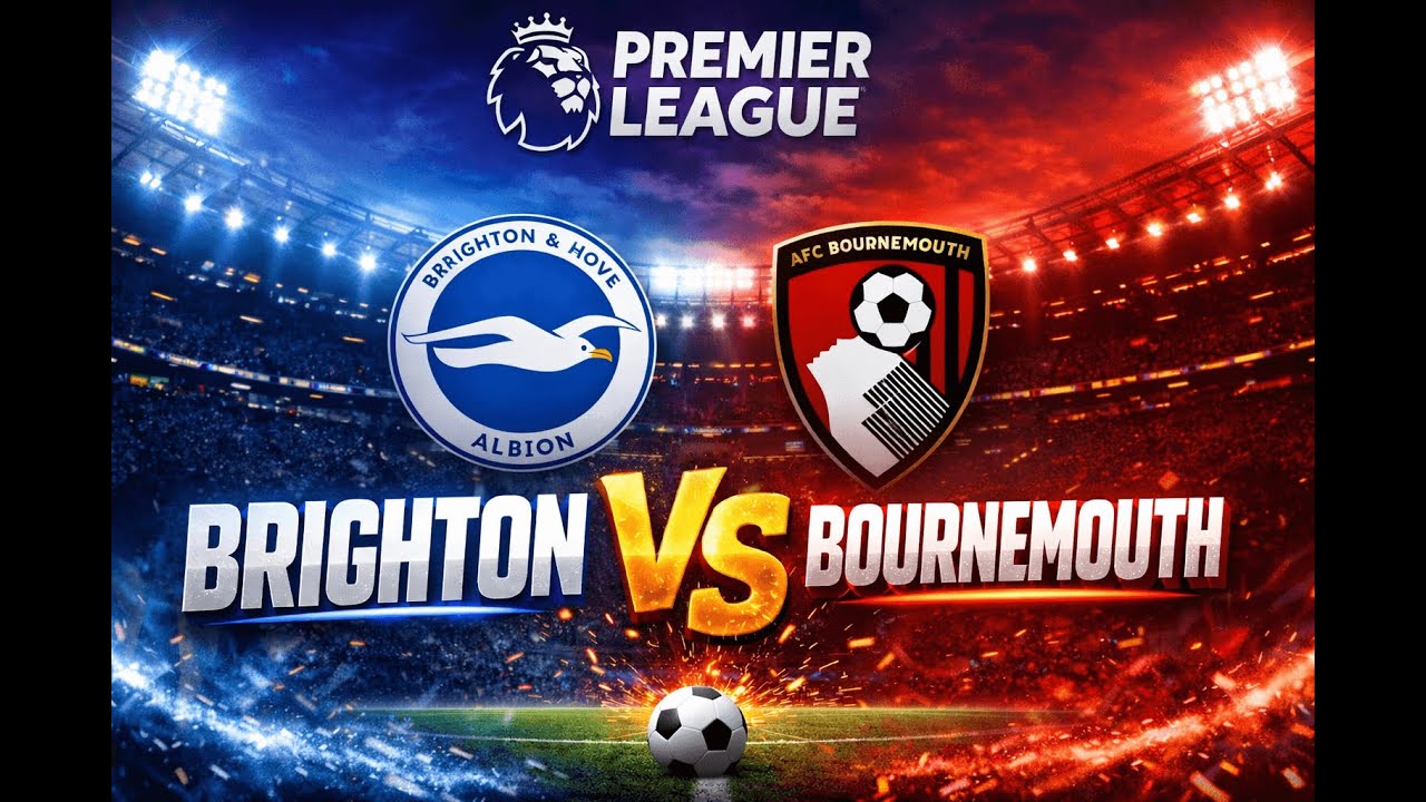 Premier League MatchDay 22 Brighton vs Bournemouth Full match simulation FL26/PES21