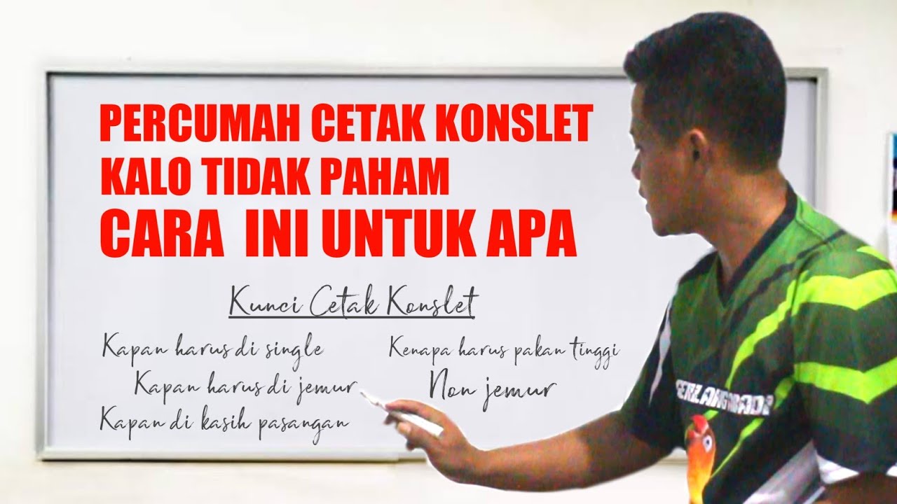 PERCUMAH CETAK KONSLET KALO TIDAK PAHAM CARA-CARA INI - BERSAMA OM NOVI BANJARNEGARA